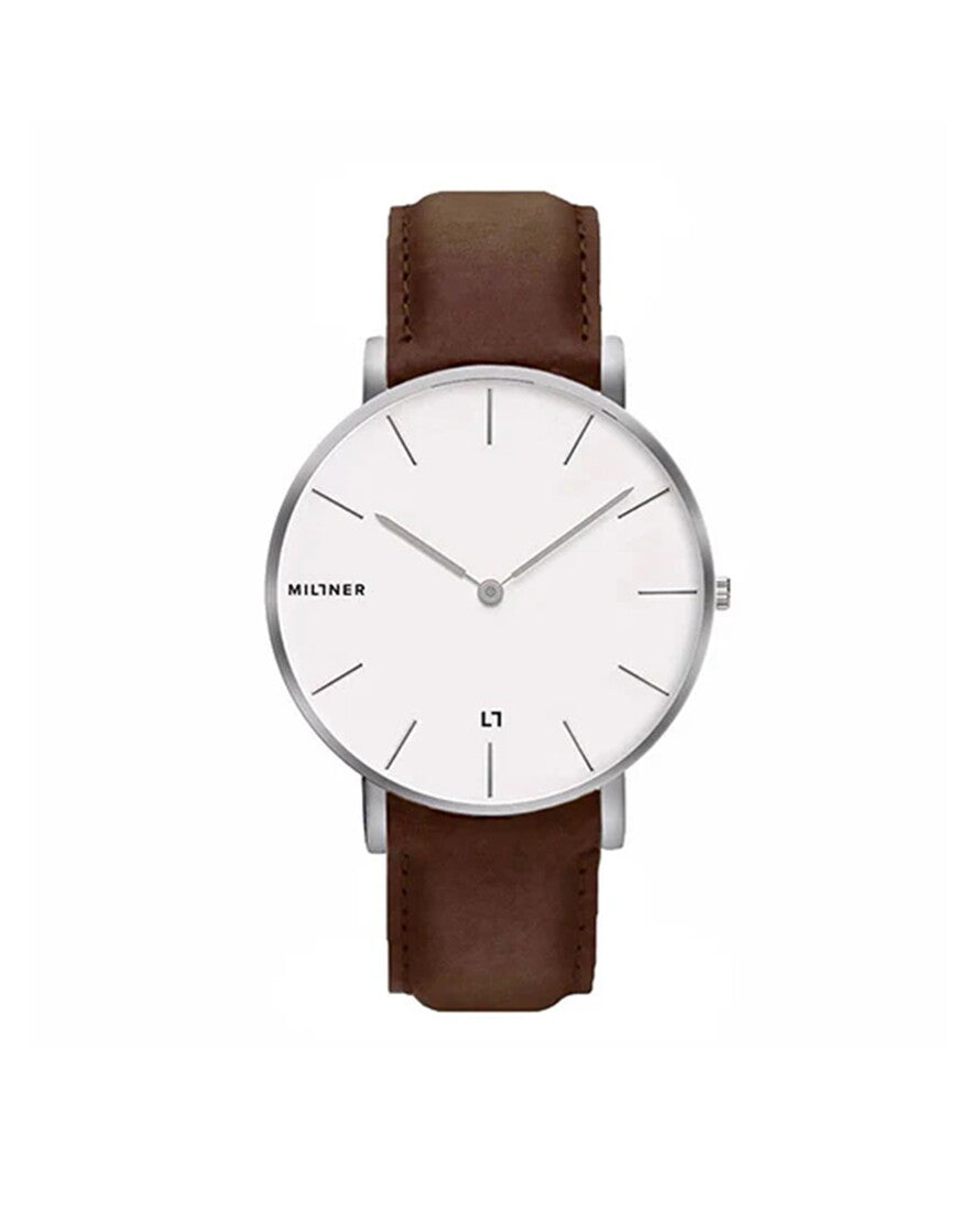 M2WATCH - WHITE SILVER BROWN