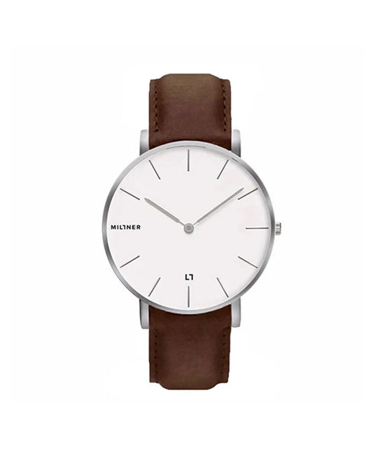 M2WATCH - WHITE SILVER BROWN