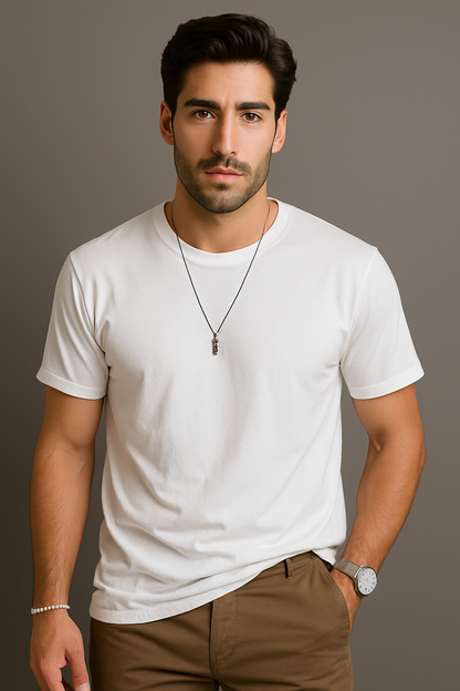 GUIN Μπλούζα T-Shirt M2Style Λευκό