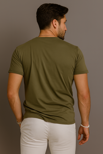 BYRON Μπλούζα T-Shirt M2Style Χακί